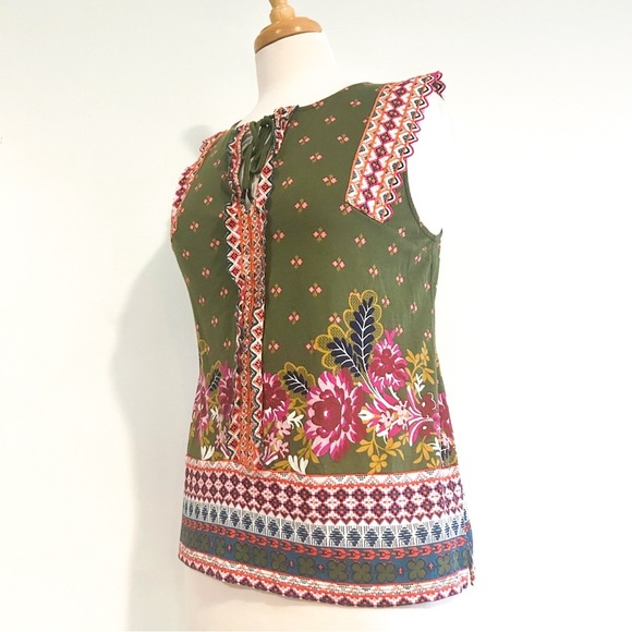 Anthropologie Sigrid Embroidered Tank Size Medium - Picture 7 of 15